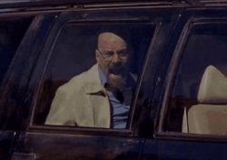 walter shouting in car Meme Template
