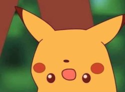 Pikachu face Meme Template