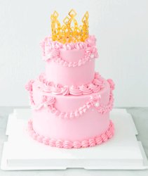 Pink Princess Cake Meme Template