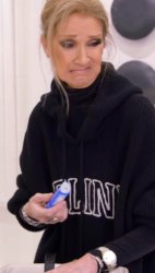 Celine Dion smelling something nasty Meme Template