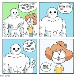One Pushup Meme Template