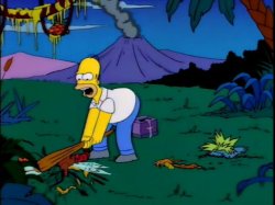 homer past Meme Template