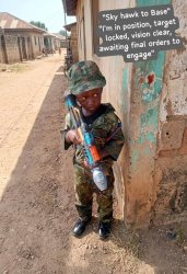 Baby Commando Meme Template