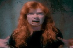 Dave Mustaine kinda crazy Meme Template