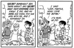 Doonesbury What secret bombings? Meme Template