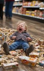 grocery tantrum toddler Meme Template