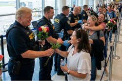 Trump changes ICE to NICE Meme Template