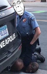 Cobson kneeling on George Floyd's neck Meme Template