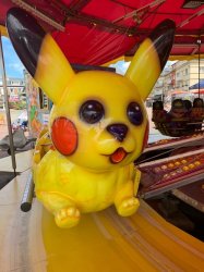 Pikachu Mexican Fair Rides Meme Template