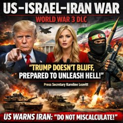 US–Israel–Iran War (World War 3 DLC) "Trump Doesn't Bluff, Prepa Meme Template