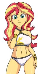 Sunset Shimmer's Black and White Underwear Meme Template
