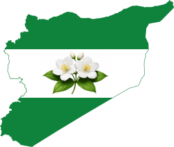 Jasmine Syrian Flagmap (Third Syrian Opposition) Meme Template