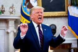 Annoyed Trump Meme Template