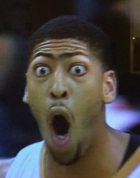 Anthony Davis Shocked Meme Template