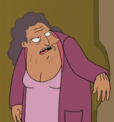 Futurama cat lady Meme Template