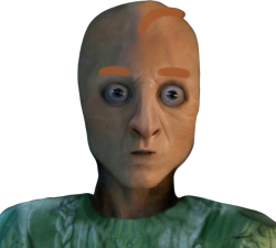 Realistic Baldi Meme Template