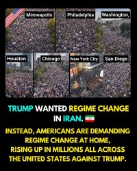 Anti-Trump 'No Kings' rallies Meme Template