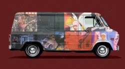 Jetix Delivery Van Mockup Vol.1 Meme Template
