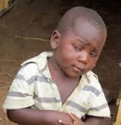 Third World Skeptical Kid looking at things Meme Template