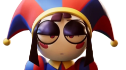 Tired Pomni Meme Template