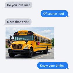 A text chain between person A (write with grey bubbles) and pers Meme Template