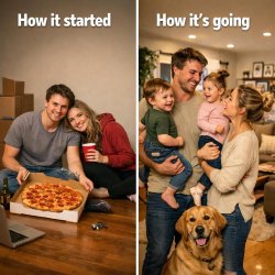 How it started vs How it going Meme Template