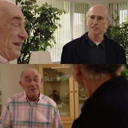 Curb your enthusiasm mother dead Meme Template