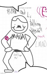 Hitler and his talking vagina Meme Template
