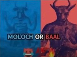 Moloch or baal Meme Template