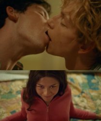 Zendaya Watch Boys Kissing Meme Template