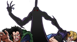 Imu vs Fraudragon and Sabo Meme Template