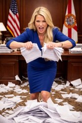 Pam Bondi DOJ Jeffrey Epstein files destroy Meme Template