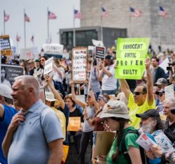 Overweight protestors Meme Template
