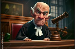 Judge is Angry Meme Template