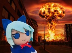 Cirno Snail destroys the haters Meme Template