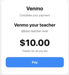 Teacher Venmo Prank Meme Template