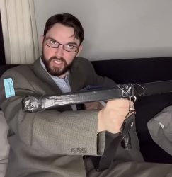 Justin Case Crossbow Meme Template