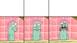 Shower guy screaming Meme Template