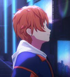 PJSK Akito closing his eyes Meme Template