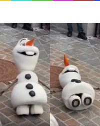 Olaf Collapse Meme Template