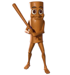 Tung Tung Sahur in Fortnite Meme Template