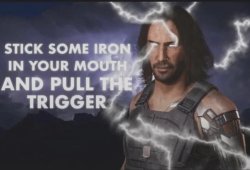 iron in your mouth Meme Template