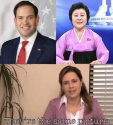Rubio and North Korea the same Meme Template