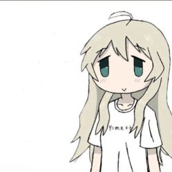 yuuri wearing a Y=mx+b shirt Meme Template