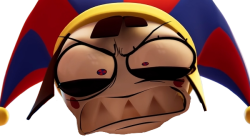 Angry Pomni Meme Template