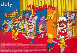 july in the pizza time theater Meme Template