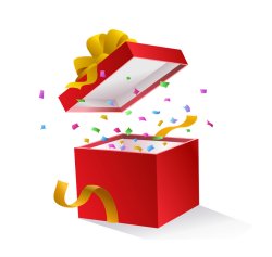 opened gift Meme Template