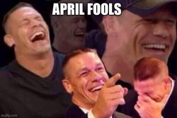 April fools Meme Template
