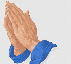 praying hands Meme Template