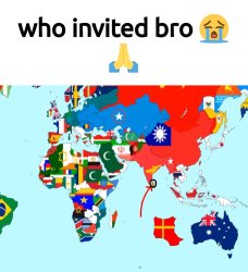 who invited bro Meme Template